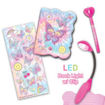 Picture of HOT FOCUS SECRET DIARY BUTTERFLY - SECRET MESSAGE W/PEN&LED